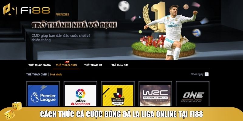 Quy trinh tham gia cá cược bóng đá La Liga tại Fi88
