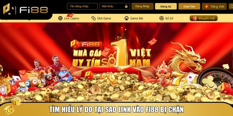 Những lý do phổ biến khiến link vào Fi88 bị chặn và cách khắc phục