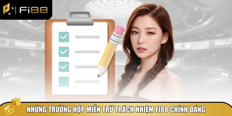 Miễn Trừ Trách Nhiệm Fi88 – Quy Định Quan Trọng Cần Biết 2 Những tình huống miễn trừ trách nhiệm Fi88