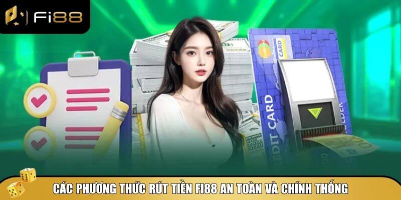 Fi88 cung cấp nhiều phương thức rút tiền đảm bảo an toàn
