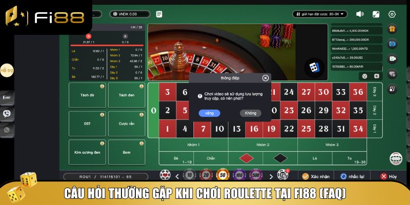 Mẹo đặt cược Roulette – Bí quyết chơi khôn ngoan tại Fi88 5 Giải đáp FAQs về mẹo chơi Roulette tại Fi88
